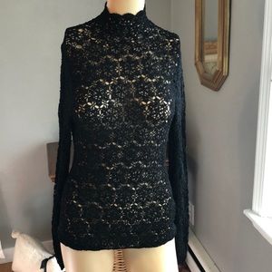 Ralph Lauren Crochet Sweater Size M
